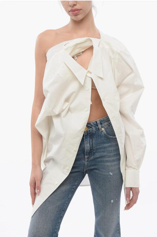  마르지엘라 셔츠 S62DT0027 S47294 101 White - MAISON MARGIELA