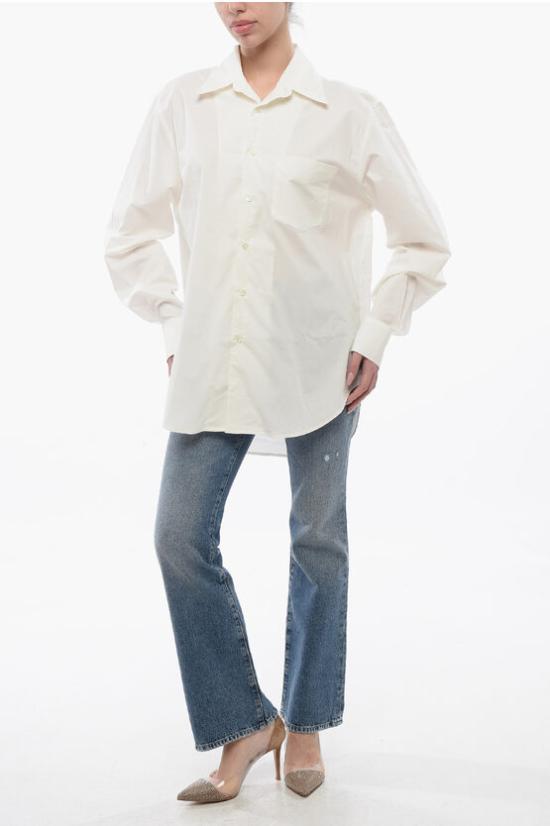  마르지엘라 셔츠 S62DT0027 S47294 101 White - MAISON MARGIELA