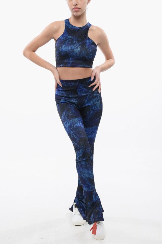  오프화이트 민소매 티셔츠 OWVO083F23 JER002 4700 Blue - OFF WHITE