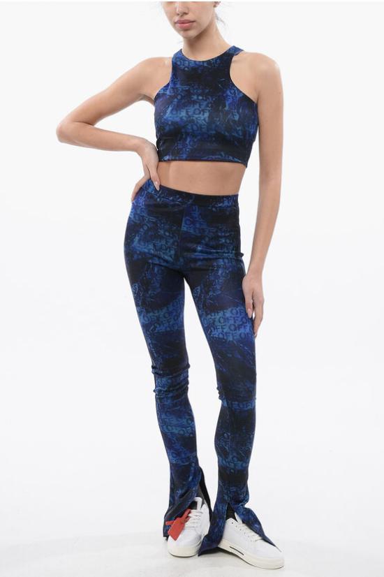  오프화이트 레깅스 OWVV006F23 JER002 4700 Blue - OFF WHITE