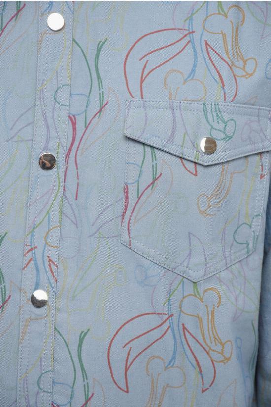  빅터앤롤프 긴팔 셔츠 MS105 61 13323 Light blue - VIKTOR & ROLF