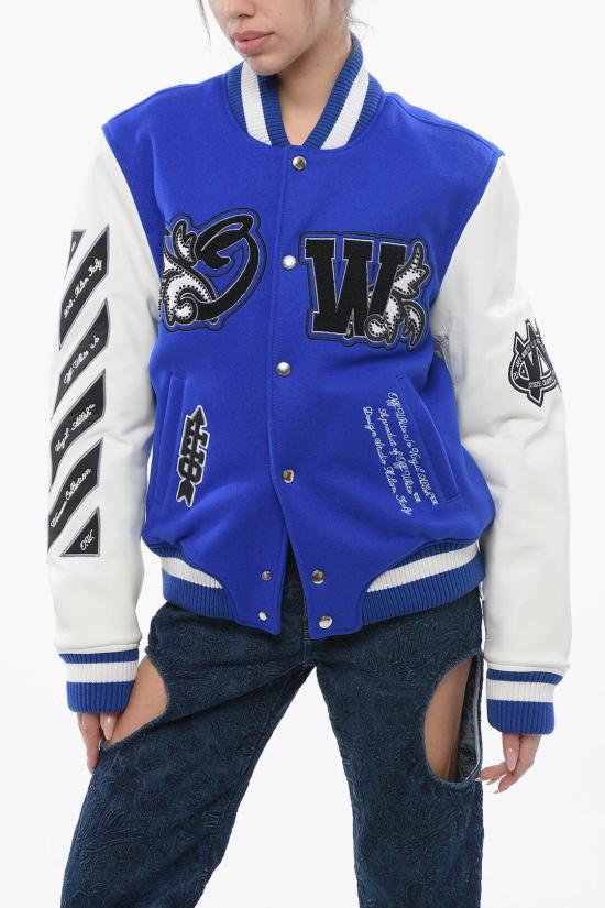  오프화이트 자켓 OWEK006S24FAB0024601 Blue
