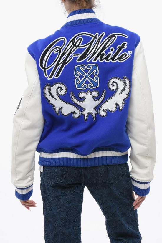  오프화이트 자켓 OWEK006S24FAB0024601 Blue - OFF WHITE