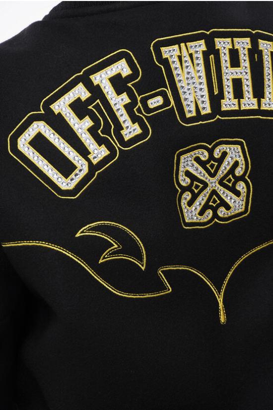  오프화이트 봄버 자켓 OWEK006S24FAB0041010 Black - OFF WHITE