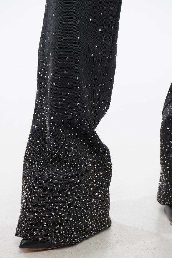  오프화이트 데님 팬츠 OWYA061S24DEN0031010 Black - OFF WHITE