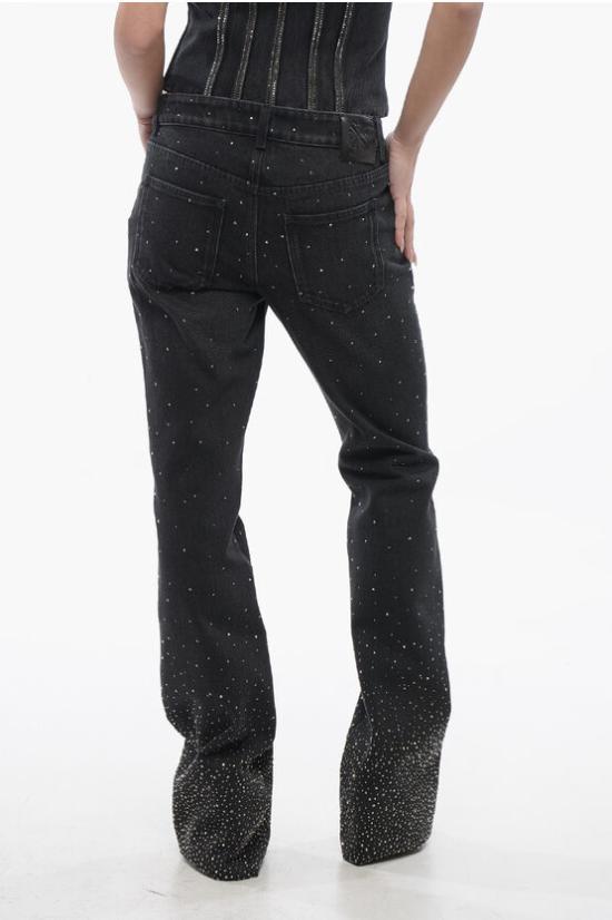  오프화이트 데님 팬츠 OWYA061S24DEN0031010 Black - OFF WHITE