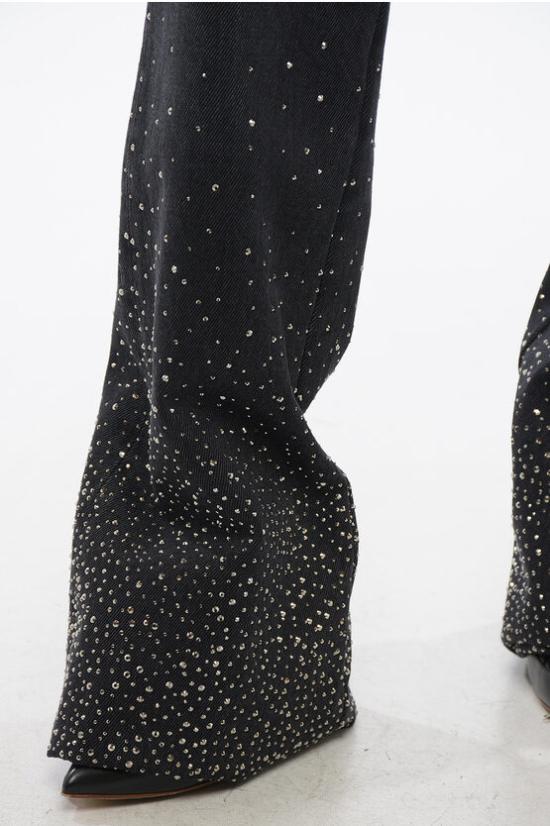  오프화이트 데님 팬츠 OWYA061S24DEN0031010 Black - OFF WHITE