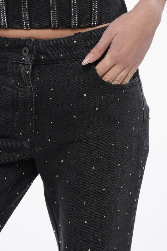  오프화이트 데님 팬츠 OWYA061S24DEN0031010 Black - OFF WHITE