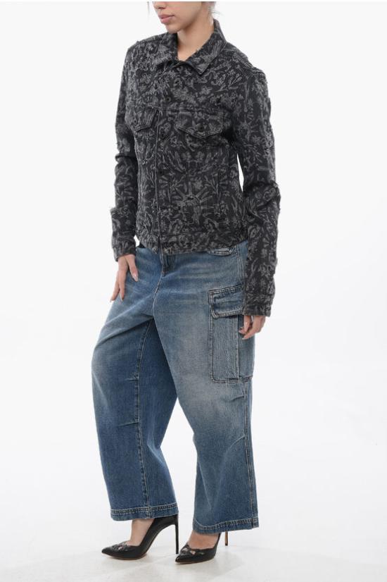  오프화이트 데님 자켓 OWYE012S24DEN0011001 Gray - OFF WHITE