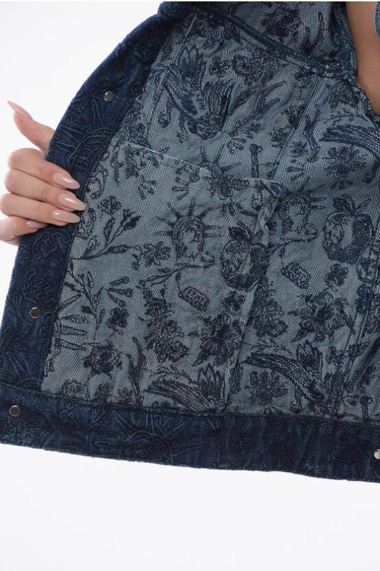  오프화이트 데님 자켓 OWYE012S24DEN0024545 Blue - OFF WHITE