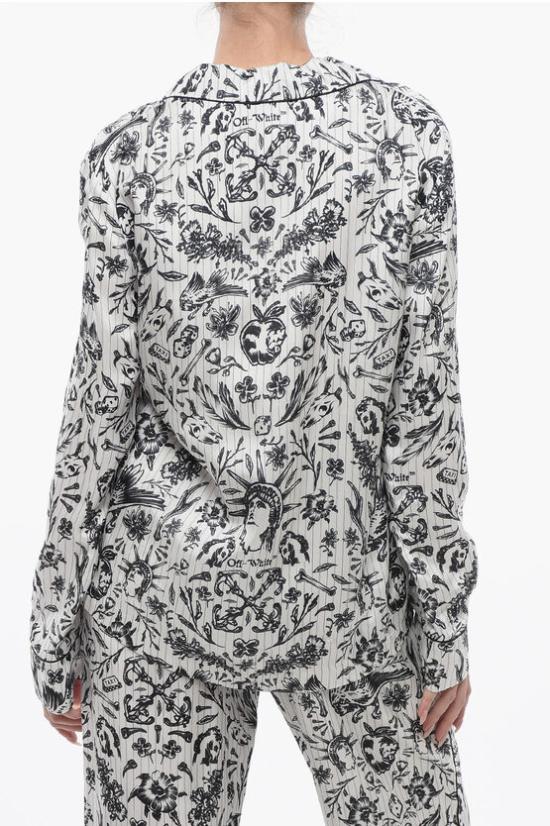  오프화이트 셔츠 OWGE016S24FAB0010110 White - OFF WHITE