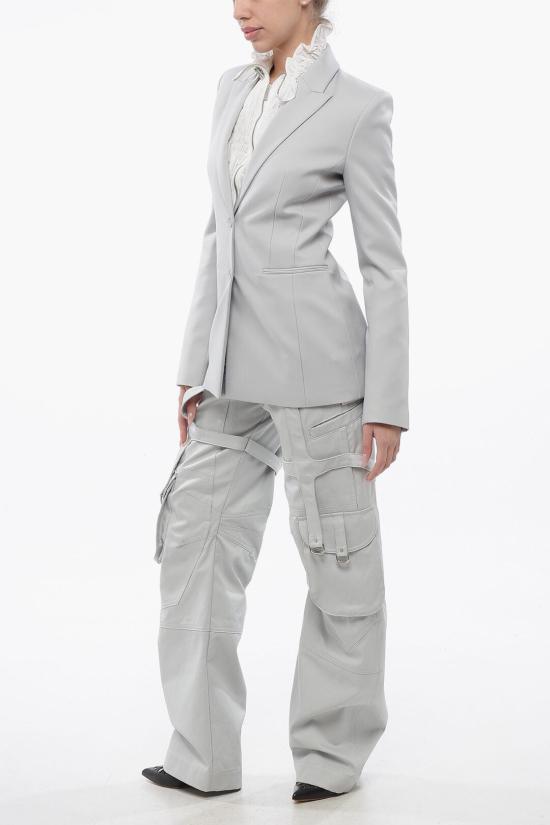  오프화이트 수트 자켓 OWEF061S24FAB0014040 Gray - OFF WHITE