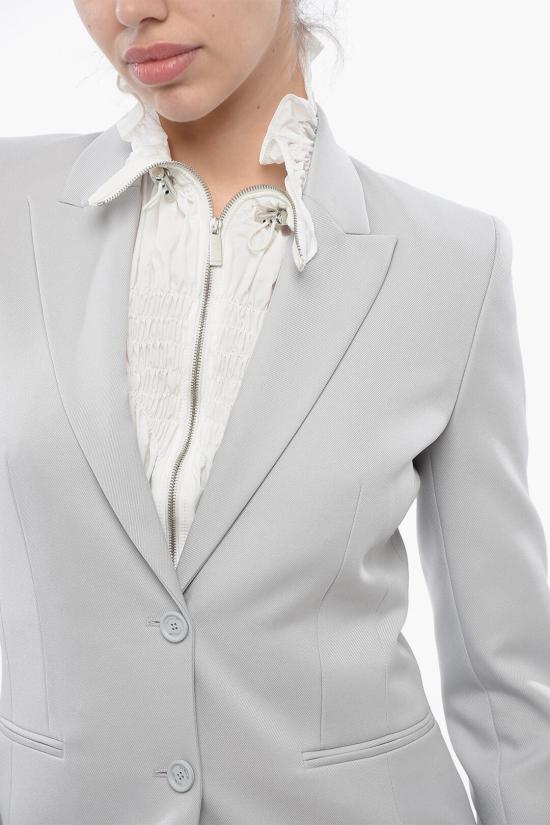  오프화이트 수트 자켓 OWEF061S24FAB0014040 Gray - OFF WHITE