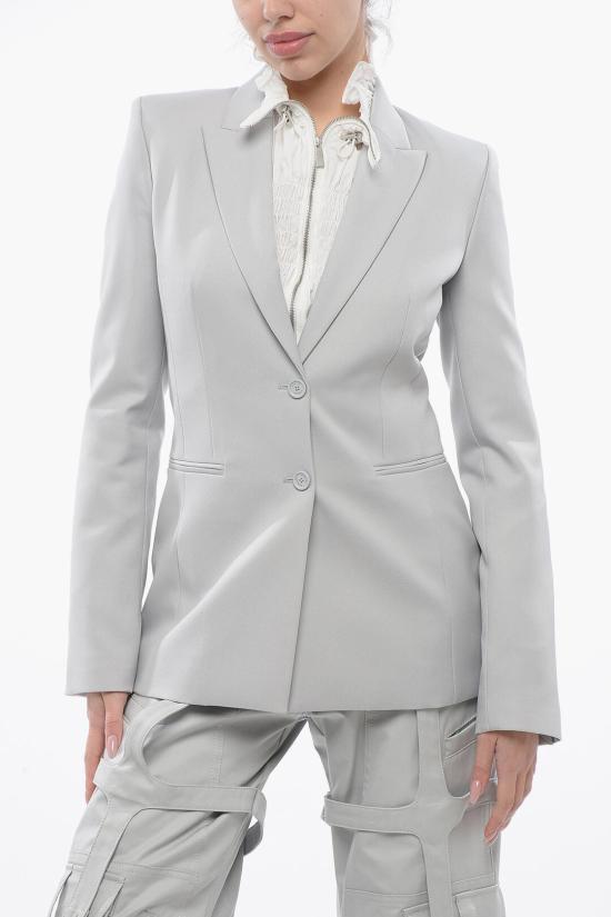  오프화이트 수트 자켓 OWEF061S24FAB0014040 Gray