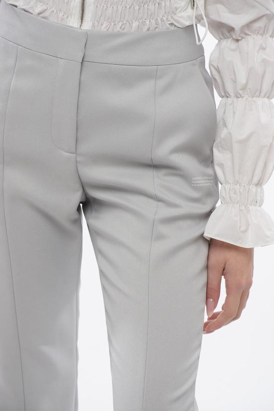  오프화이트 스트레이트 팬츠 OWCA136S24FAB0014040 Gray - OFF WHITE