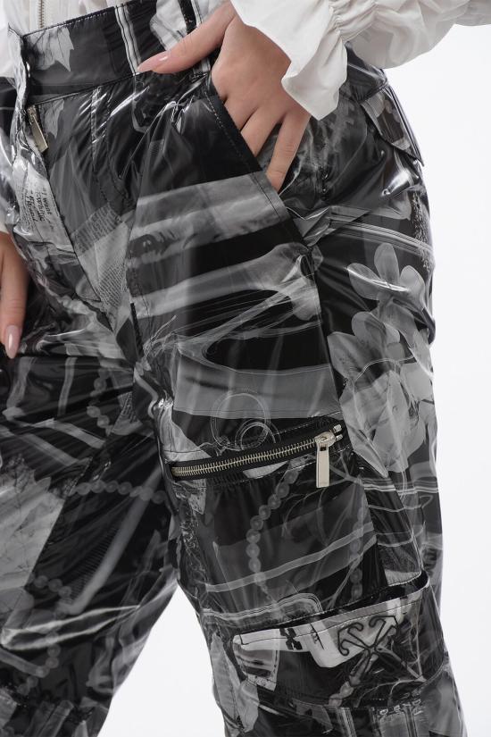  오프화이트 스트레이트 팬츠 OWCF022S24FAB0010110 Black - OFF WHITE