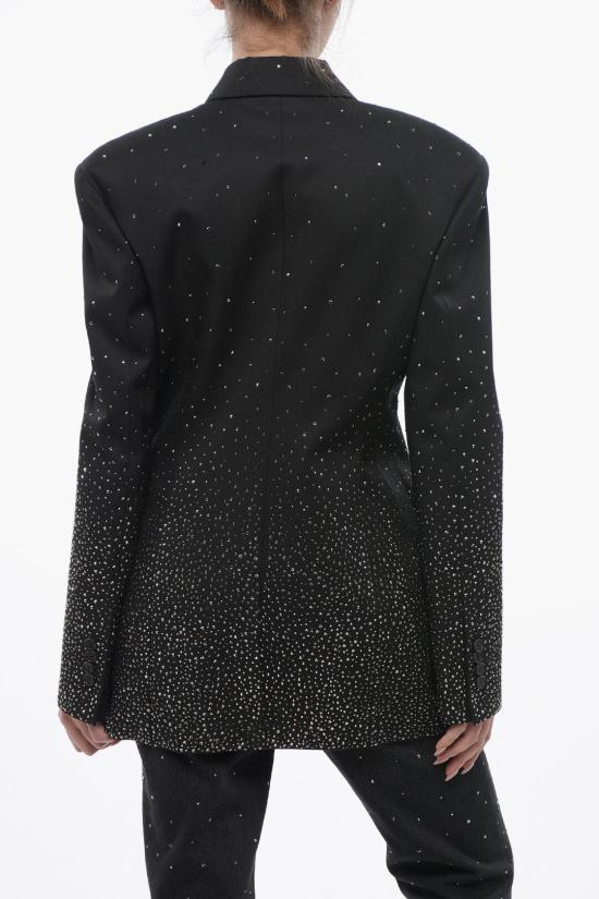  오프화이트 수트 자켓 OWEF123S24FAB0041010 Black - OFF WHITE