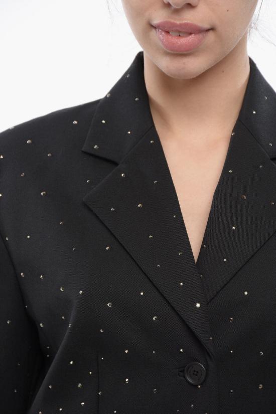  오프화이트 수트 자켓 OWEF123S24FAB0041010 Black - OFF WHITE