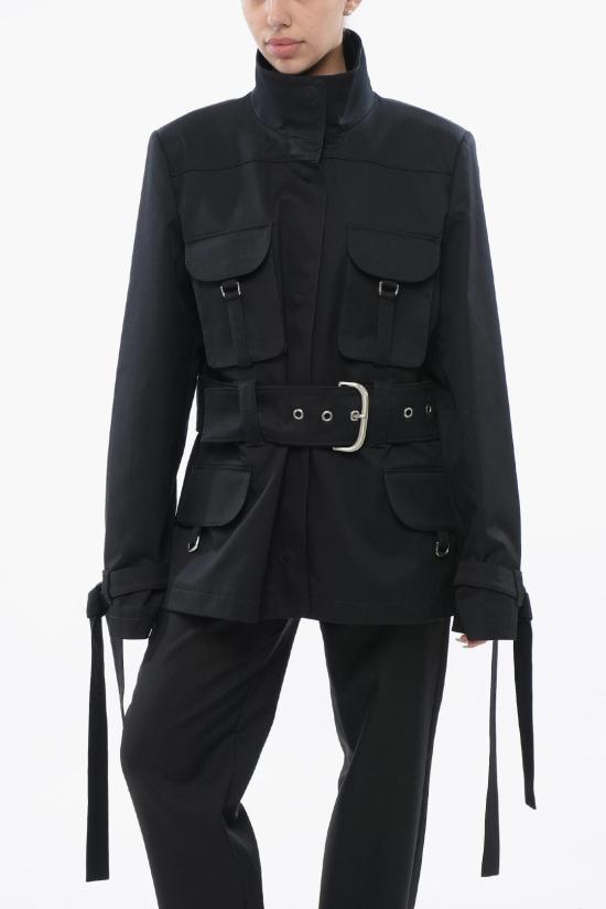  오프화이트 자켓 OWEL012C99FAB0011000 Black