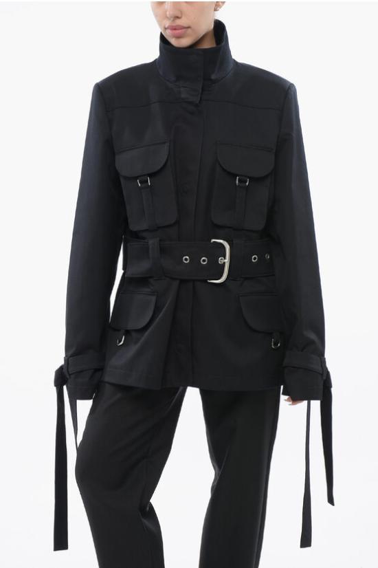  오프화이트 자켓 OWEL012C99FAB0011000 Black