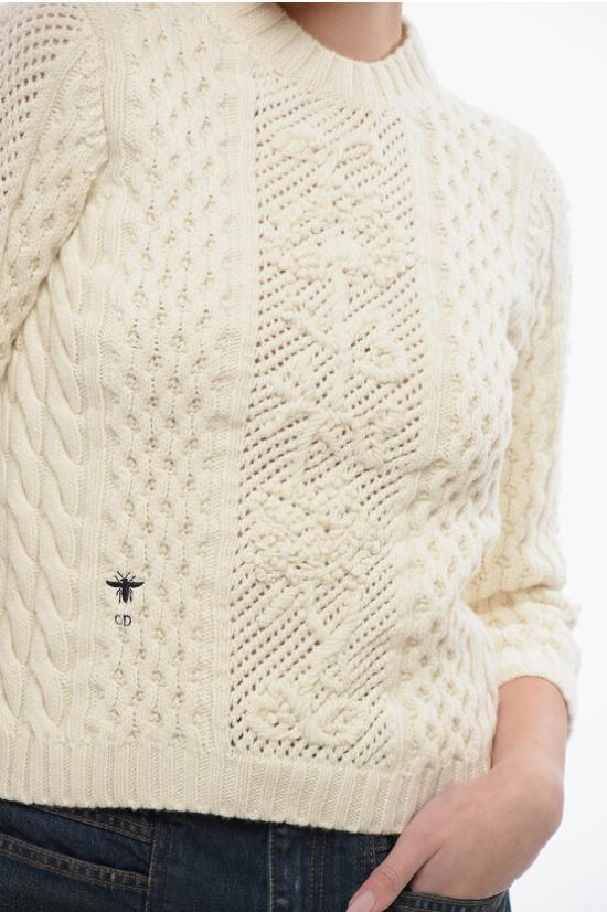  크리스챤디올 스웨터 254S27AM230 0200 White - DIOR