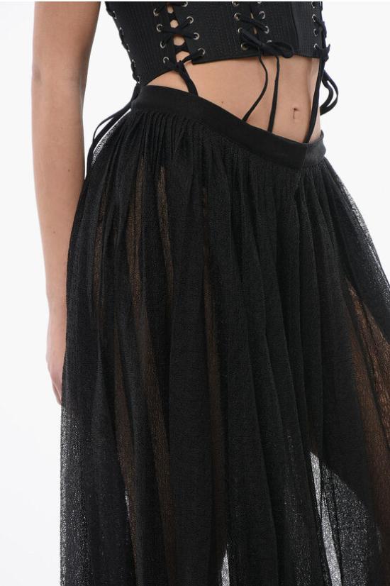  크리스챤디올 롱 스커트 424J19AM6339000 Black - DIOR