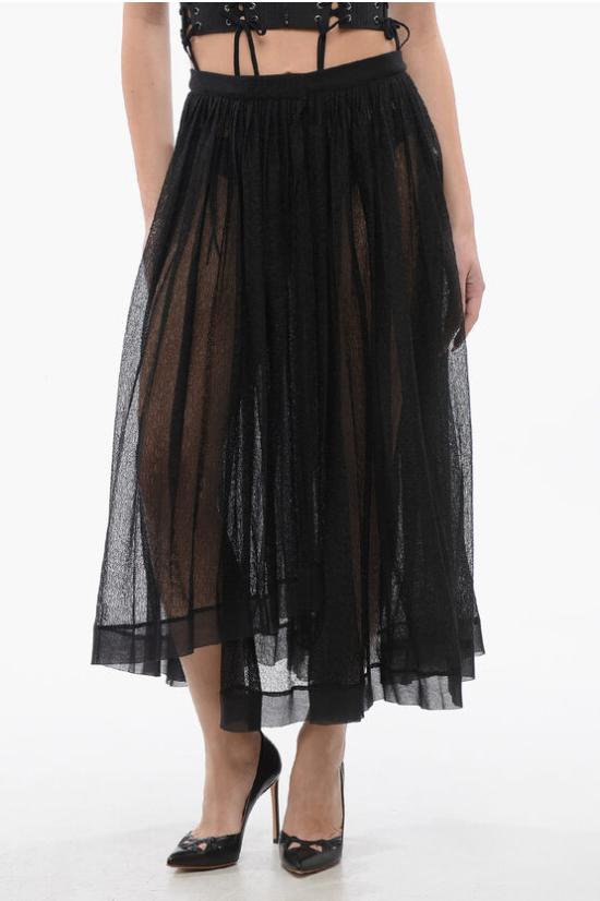  크리스챤디올 롱 스커트 424J19AM6339000 Black