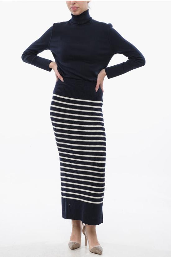  크리스챤디올 롱 스커트 344J01AM233 5825 Blue - DIOR