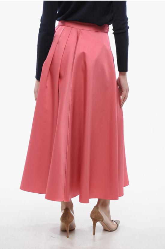  디올 롱 스커트 341J68A15374465 Pink - DIOR