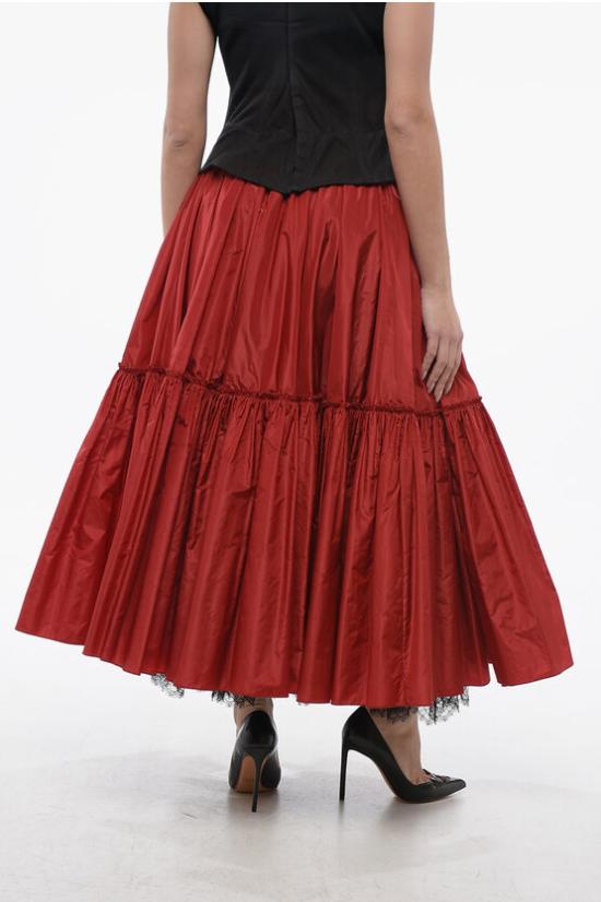  크리스챤디올 롱 스커트 311J06A6119 3386 Red - DIOR