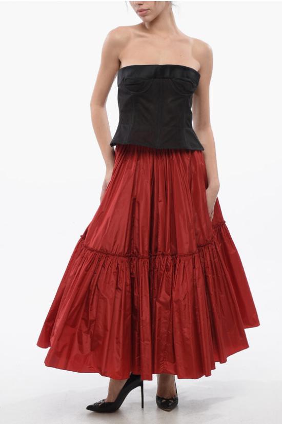  크리스챤디올 롱 스커트 311J06A6119 3386 Red - DIOR