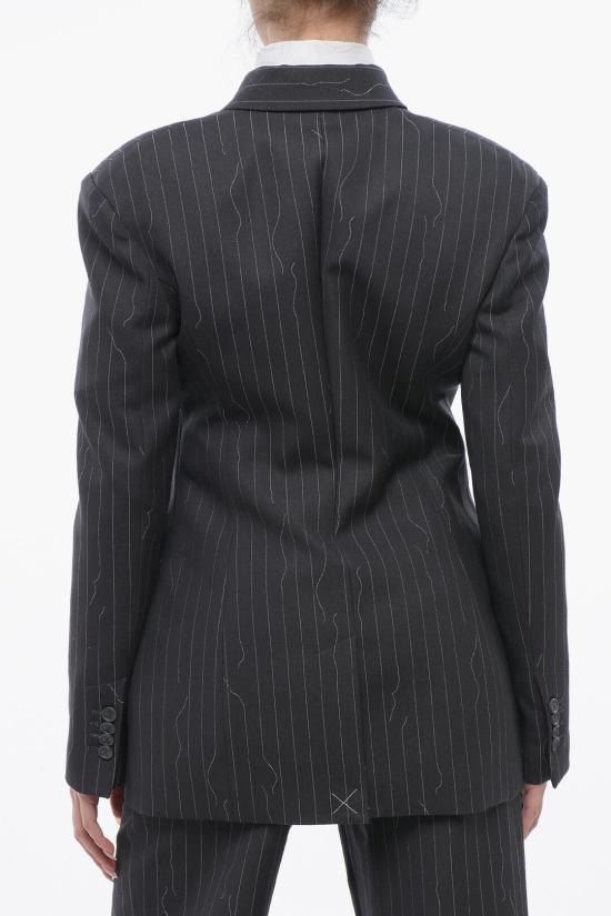  오프화이트 수트 자켓 OWEF123S24FAB0030707 Gray - OFF WHITE