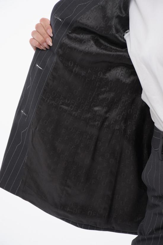  오프화이트 수트 자켓 OWEF123S24FAB0030707 Gray - OFF WHITE