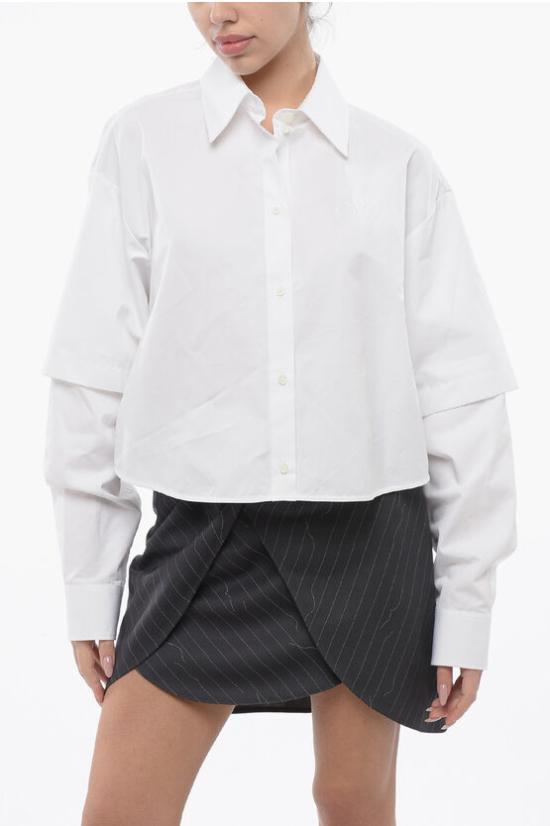  오프화이트 블라우스 OWGE022S24FAB0030101 White