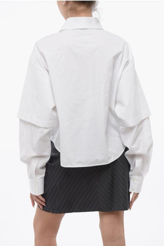  오프화이트 블라우스 OWGE022S24FAB0030101 White - OFF WHITE