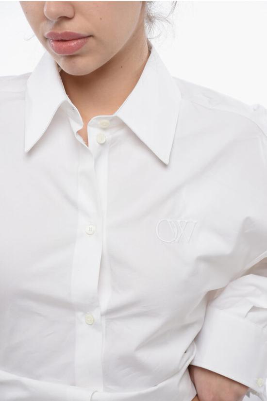  오프화이트 블라우스 OWGE022S24FAB0030101 White - OFF WHITE