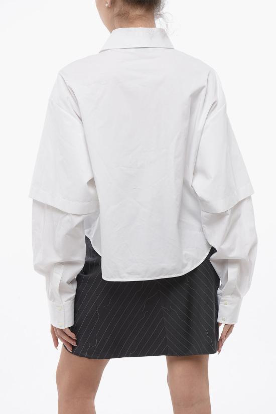  오프화이트 블라우스 OWGE022S24FAB0030101 White - OFF WHITE