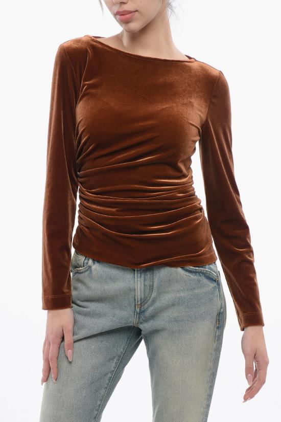  스테판 잔손 긴팔 티셔츠 84530Y510999 Brown