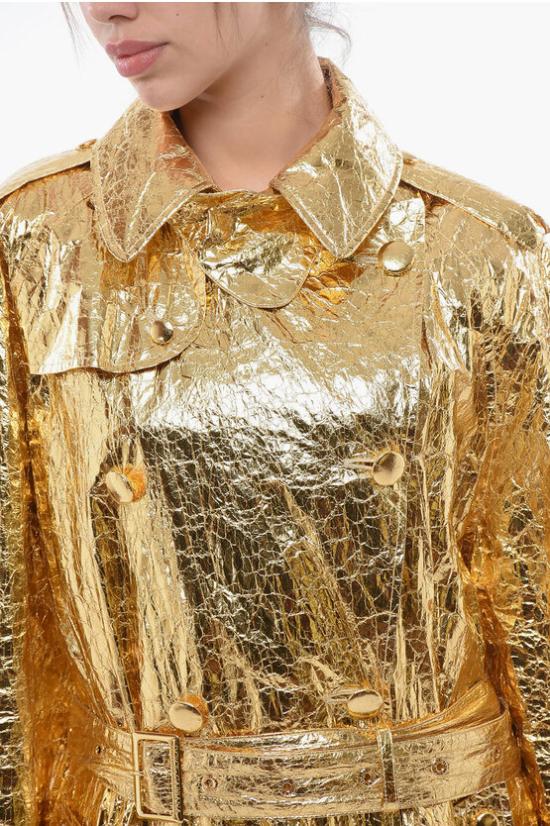  돌체앤가바나 트렌치 코트 F0Z66T FUSZF S0997 Gold - DOLCE & GABBANA