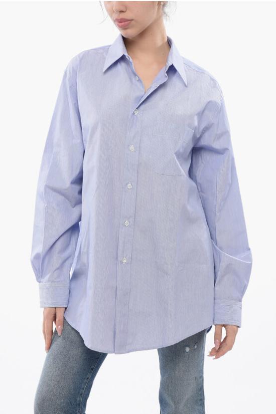  마르지엘라 셔츠 SI0DL0001 S54942 485F Light blue