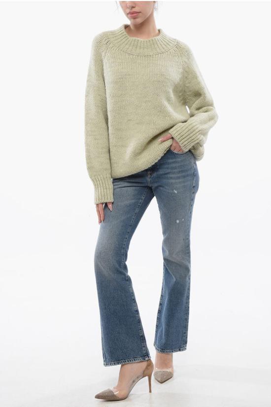  마르지엘라 스웨터 SI0GP0003 S17802 709M Green - MAISON MARGIELA