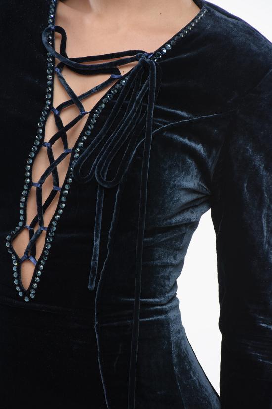  필립 플레인 숏 원피스 A18C WRG0846 PTE086N 08 Blue - PHILIPP PLEIN