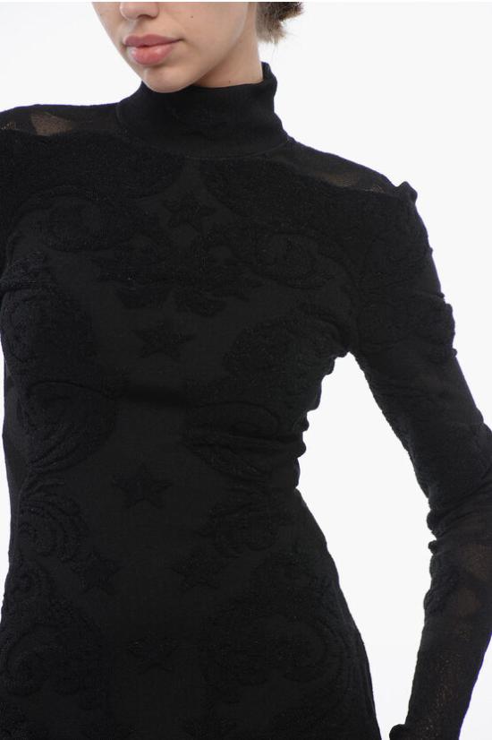  발망 롱 원피스 CF1RL180 KF61 0PA Black - BALMAIN