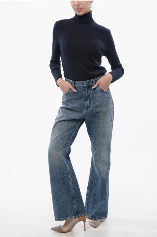  발망 데님 팬츠 CF0MJ130 DE32 6FF Blue - BALMAIN