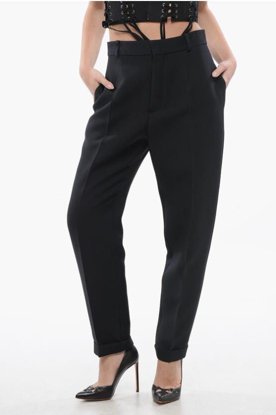  디올 스트레이트 팬츠 221P37A1166 9000 Black