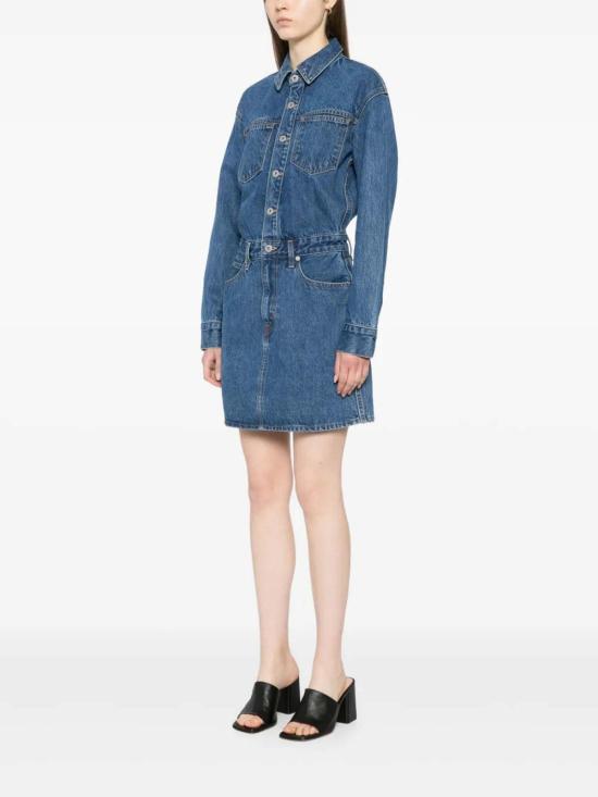 실버레이크 데님 원피스 Slvrlake Jagger 드레스 Sweet Memory Blue - SLVRLAKE