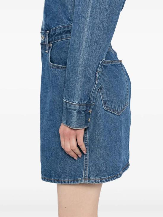  실버레이크 데님 원피스 Slvrlake Jagger 드레스 Sweet Memory Blue - SLVRLAKE