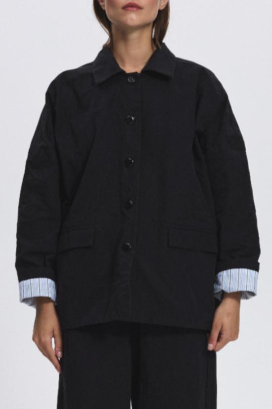  파비아나 피냐 자켓 Fabiana Pigna 아틀라스 재킷 흑요석