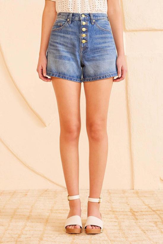  울라 존슨 숏팬츠 그레타 쇼트 다뉴브 - ULLA JOHNSON