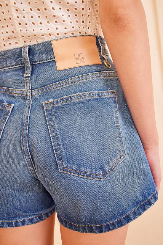  울라 존슨 숏팬츠 그레타 쇼트 다뉴브 - ULLA JOHNSON